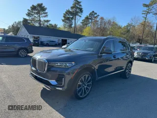 2019 BMW X7 xDrive40i z VIN 5UXCW2C51KL086093, wystawiony jako Copart lot #55183695 z przebiegiem 193 274 mil mil oraz Czysty tytuł • Clean title. Historia ofert i sprzedaży dostępna na DreamBid. Obrazek 1.