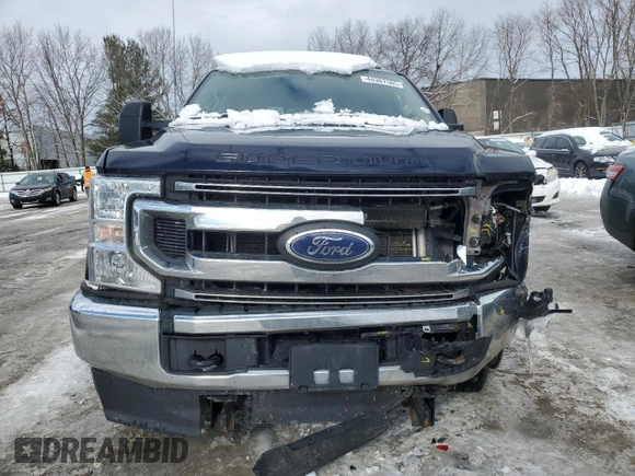 2021 Ford Super Duty F-250 SRW XL with VIN 1FT7W2B62MEC28732, listed as a Copart auction lot 44307565 with 124,653 mi miles and Salvage Title. Bid and sale history available at carsss.com. Image 5.