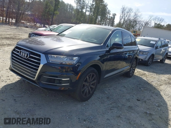 2017 Audi Q7 Prestige with VIN WA1VAAF75HD011877, listed as a IAAI auction lot 41751558 with 90,615 mi miles. Bid and sale history available at carsss.com. Image 2.