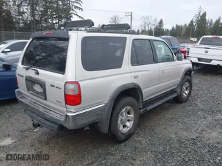1999 Toyota 4Runner SR5 with VIN JT3HN86R9X0239084, listed as a IAAI auction lot 41600143 with 292,342 mi miles. Bid and sale history available at carsss.com. Image 4.