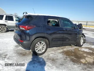 2021 Chevrolet TrailBlazer LS with VIN KL79MMS2XMB012083, listed as a Copart auction lot 41693705 with 0 mi miles and Salvage Title. Bid and sale history available at carsss.com. Image 3.