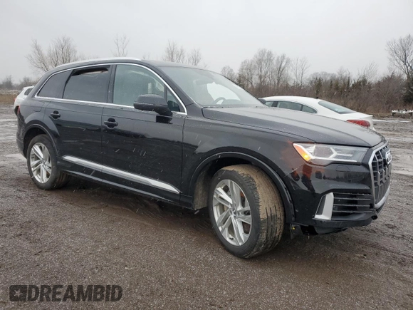 2020 Audi Q7 Premium Plus with VIN WA1LXAF77LD003374, listed as a Copart auction lot 44111945 with 84,242 mi miles and Salvage Title. Bid and sale history available at carsss.com. Image 4.