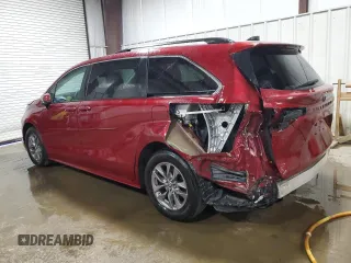 2023 Toyota Sienna LE with VIN 5TDKRKEC3PS143013, listed as a Copart auction lot 49035395 with 54,341 mi miles and Salvage Title. Bid and sale history available at carsss.com. Image 2.