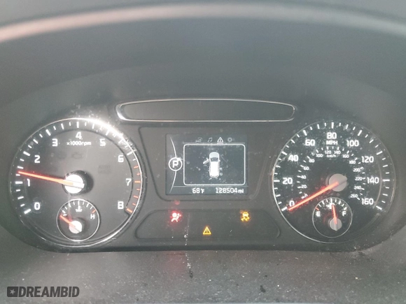 2016 Kia Sorento LX with VIN 5XYPG4A56GG122023, listed as a Copart auction lot 47386125 with 128,504 mi miles and Salvage Title. Bid and sale history available at carsss.com. Image 9.