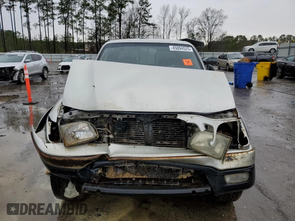 2002 Toyota Tacoma PreRunner with VIN 5TEGN92N92Z093987, listed as a Copart auction lot 45094525 with Not Provided miles and Salvage Title. Bid and sale history available at DreamBid. Image 5.