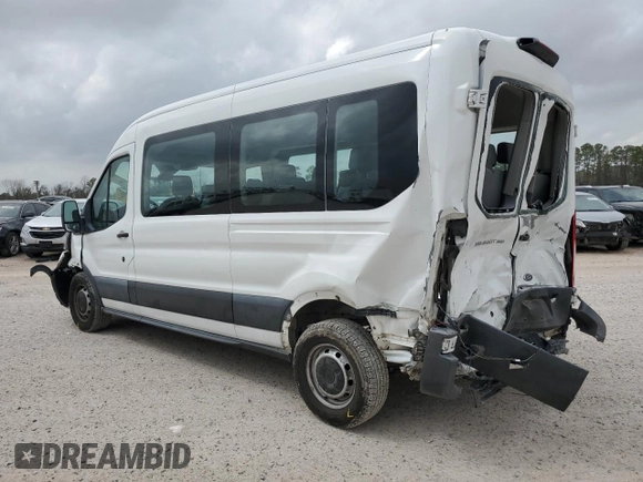2018 Ford Transit Passenger XL z VIN 1FBAX2CM6JKA67593, wystawiony jako Copart lot #46419645 z przebiegiem 27 491 mil mil oraz Szkody całkowita. Historia ofert i sprzedaży dostępna na DreamBid. Obrazek 2.