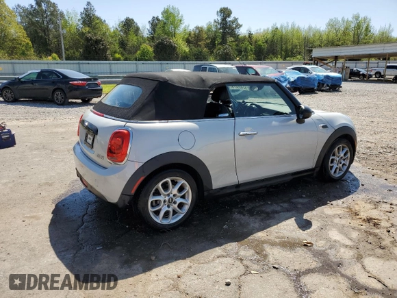 2019 MINI Convertible Cooper with VIN WMWWG5C5XK3H08462, listed as a Copart auction lot 52405275 with 36,205 mi miles and Salvage Title. Bid and sale history available at DreamBid. Image 3.