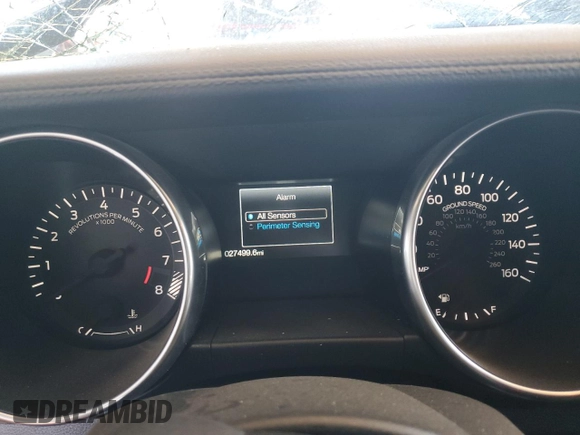2021 Ford Mustang GT z VIN 1FA6P8CF9M5103856, wystawiony jako Copart lot #49406715 z przebiegiem 27 499 mil mil oraz Szkody całkowita. Historia ofert i sprzedaży dostępna na DreamBid. Obrazek 9.
