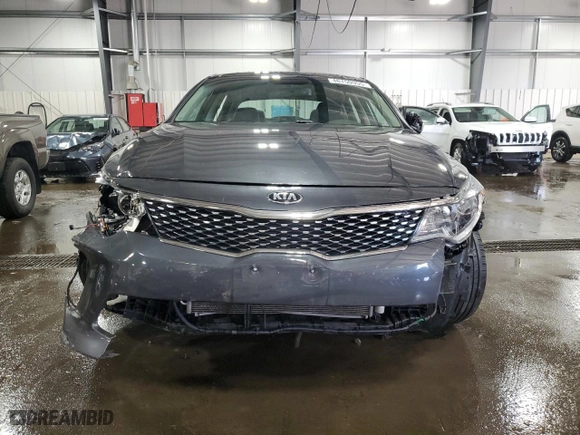 2018 Kia Optima S with VIN 5XXGT4L34JG243894, listed as a Copart auction lot 46750955 with 64,212 mi miles and Salvage Title. Bid and sale history available at carsss.com. Image 5.