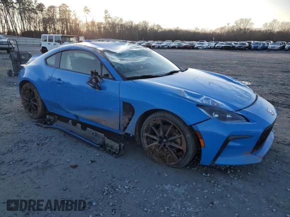 2022 Toyota GR86 Premium with VIN JF1ZNBE13N9750250, listed as a Copart auction lot 86971714 with 24,144 mi miles and Salvage Title. Bid and sale history available at carsss.com. Image 4.