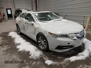 2016 Acura TLX with VIN 19UUB1F32GA015947, listed as a IAAI auction lot 41495180 with 101,789 mi miles. Bid and sale history available at carsss.com. Image 1.