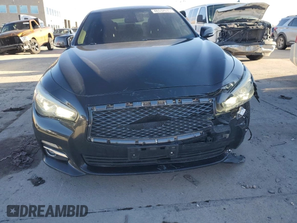 2016 Infiniti Q50 2.0t Premium with VIN JN1CV7AR4GM251873, listed as a Copart auction lot 46532635 with 90,028 mi miles and Salvage Title. Bid and sale history available at carsss.com. Image 5.