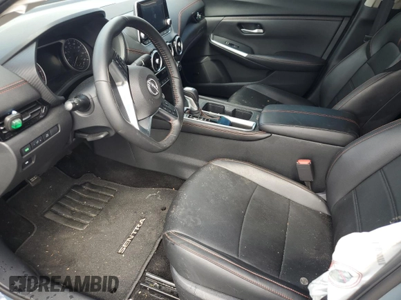 2024 Nissan Sentra SR with VIN 3N1AB8DVXRY329815, listed as a Copart auction lot 56524915 with 18,428 mi miles and Salvage title. Bid and sale history available at DreamBid. Image 7.