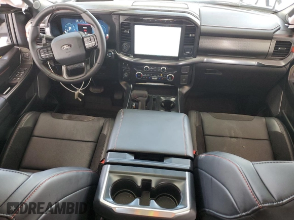 2024 Ford F-150 Raptor with VIN 1FTFW1RG7RFA04247, listed as a Copart auction lot 69034844 with 2,058 mi miles and Salvage Title. Bid and sale history available at DreamBid. Image 8.