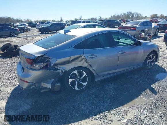 2022 Honda Insight EX z VIN 19XZE4F53NE011138, wystawiony jako IAAI lot #41790607 z przebiegiem 42 446 mil mil oraz . Historia ofert i sprzedaży dostępna na DreamBid. Obrazek 4.