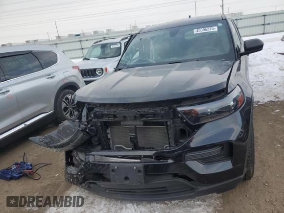 2020 Ford Police Interceptor Utility z VIN 1FM5K8AB9LGA97902, wystawiony jako Copart lot #45096225 z przebiegiem 93 845 mil mil oraz Szkody całkowita. Historia ofert i sprzedaży dostępna na DreamBid. Obrazek 5.