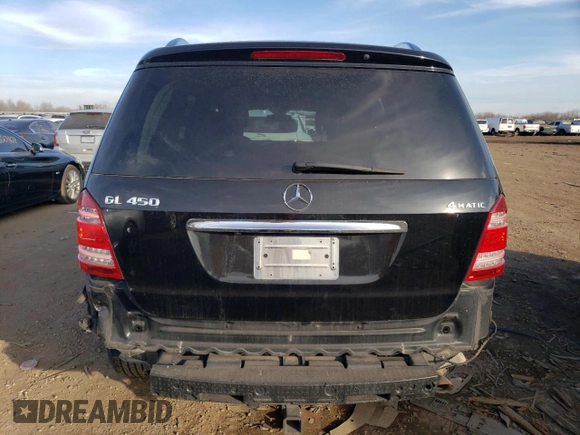 2012 Mercedes-Benz GL-Class GL 450 with VIN 4JGBF7BE0CA797756, listed as a Copart auction lot 44339684 with 109,428 mi miles and Salvage Title. Bid and sale history available at carsss.com. Image 6.