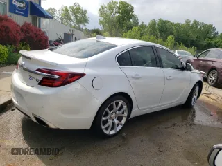 2016 Buick Regal GS with VIN 2G4GV5GX9G9127308, listed as a Copart auction lot 55825364 with 87,604 mi miles and Non Repairable. Bid and sale history available at carsss.com. Image 3.