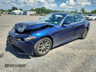 2018 Alfa Romeo Giulia with VIN ZARFAEDNXJ7564294, listed as a Copart auction lot 63896295 with 49,798 mi miles and Clean title. Bid and sale history available at DreamBid. Image 1.