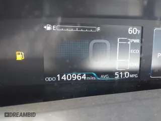 2020 Toyota Prius L Eco with VIN JTDKARFU7L3119834, listed as a IAAI auction lot 41653177 with 140,964 mi miles. Bid and sale history available at carsss.com. Image 15.