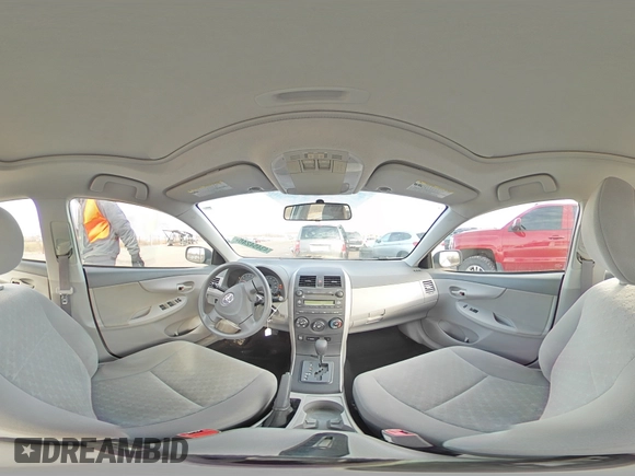 2009 Toyota Corolla with VIN 2T1BU40E59C133095, listed as a Copart auction lot 43454245 with 135,017 mi miles and Salvage Title. Bid and sale history available at carsss.com. Image 12.
