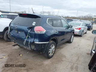 2016 Nissan Rogue SV with VIN KNMAT2MV4GP673663, listed as a IAAI auction lot 42028823 with 126,772 mi miles. Bid and sale history available at carsss.com. Image 4.