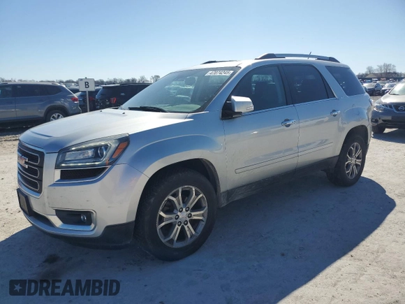 2015 GMC Acadia SLT with VIN 1GKKVRKD0FJ241174, listed as a Copart auction lot 47074245 with 179,716 mi miles and Salvage Title. Bid and sale history available at DreamBid. Image 1.