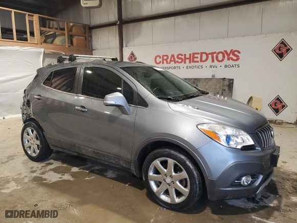 2014 Buick Encore Leather with VIN KL4CJCSB4EB704671, listed as a Copart auction lot 44951885 with NaN miles and Salvage Title. Bid and sale history available at carsss.com. Image 4.