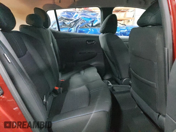 2025 Nissan LEAF SV Plus with VIN 1N4CZ1CV8SC558461, listed as a Copart auction lot 42173305 with 2,191 mi miles and Salvage Title. Bid and sale history available at carsss.com. Image 10.