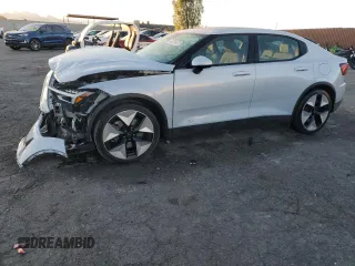 2023 Polestar 2 with VIN YSMED3KA1PL125250, listed as a Copart auction lot 79345254 with 37,164 mi miles and Salvage Title. Bid and sale history available at carsss.com. Image 1.