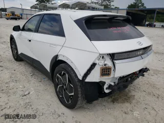 2022 Hyundai IONIQ 5 SEL with VIN KM8KN4AE3NU073709, listed as a Copart auction lot 56984442 with 1,630 mi miles. Bid and sale history available at carsss.com. Image 3.
