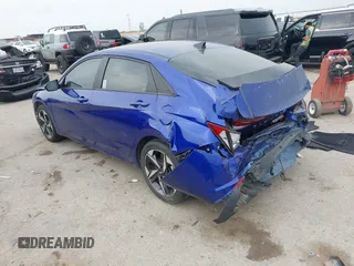 2023 Hyundai Elantra SEL with VIN KMHLS4AGXPU564831, listed as a IAAI auction lot 42072690 with 16,757 mi miles and . Bid and sale history available at DreamBid. Image 3.