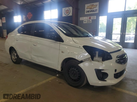 2017 Mitsubishi Mirage ES z VIN ML32F3FJ6HHF10493, wystawiony jako Copart lot #59130825 z przebiegiem 83 423 mil mil oraz Czysty tytuł • Clean title. Historia ofert i sprzedaży dostępna na DreamBid. Obrazek 4.