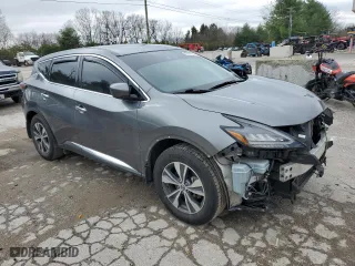 2022 Nissan Murano S with VIN 5N1AZ2AS4NC123565, listed as a Copart auction lot 80870634 with 31,719 mi miles and Salvage Title. Bid and sale history available at carsss.com. Image 4.