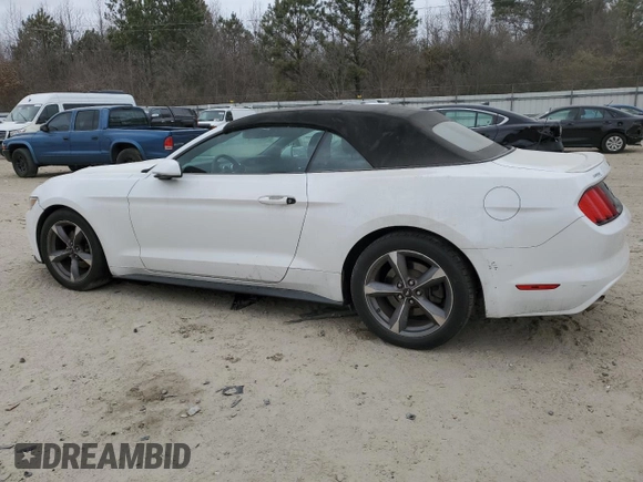 2015 Ford Mustang V6 z VIN 1FATP8EM8F5393122, wystawiony jako Copart lot #47293025 z przebiegiem 150 046 mil mil oraz Szkoda całkowita • Salvage title. Historia ofert i sprzedaży dostępna na DreamBid. Obrazek 2.