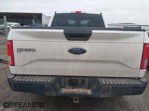 2017 Ford F-150 XL with VIN 1FTEX1CF3HKE56758, listed as a IAAI auction lot 41558163 with 144,380 mi miles. Bid and sale history available at carsss.com. Image 16.