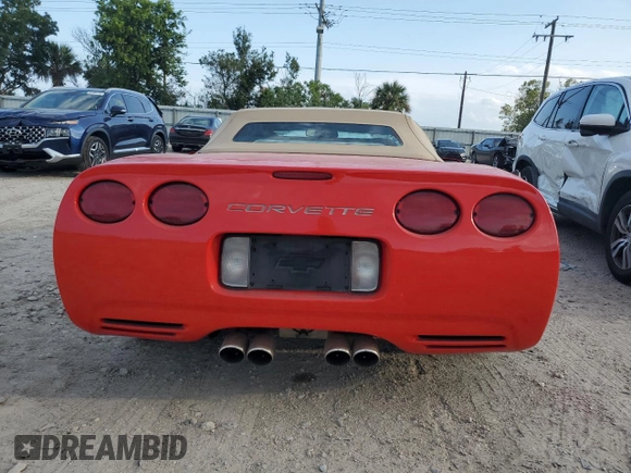 1998 Chevrolet Corvette with VIN 1G1YY32G9W5109777, listed as a Copart auction lot 67451504 with 0 mi miles and Salvage Title. Bid and sale history available at carsss.com. Image 6.