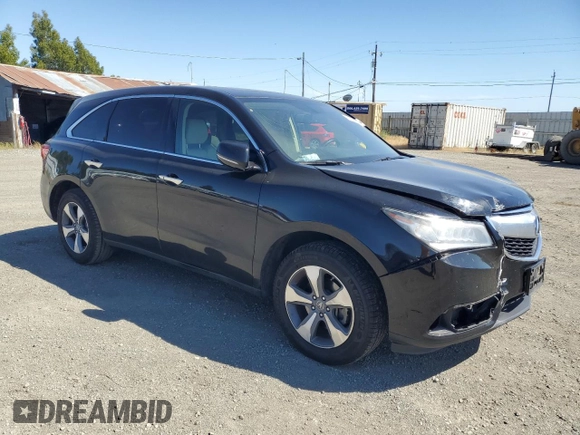 2014 Acura MDX z VIN 5FRYD4H22EB033626, wystawiony jako Copart lot #56412005 z przebiegiem 105 639 mil mil oraz Szkoda całkowita • Salvage title. Historia ofert i sprzedaży dostępna na DreamBid. Obrazek 4.