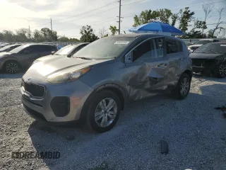 2017 Kia Sportage LX with VIN KNDPM3AC3H7081091, listed as a Copart auction lot 53620735 with 133,819 mi miles and Salvage Title. Bid and sale history available at carsss.com. Image 1.