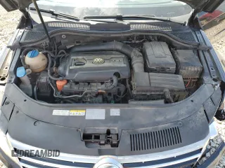 2013 Volkswagen CC Sport Plus z VIN WVWBP7AN1DE541221, wystawiony jako Copart lot #57398645 z przebiegiem 133 505 mil mil oraz Szkoda całkowita • Salvage title. Historia ofert i sprzedaży dostępna na DreamBid. Obrazek 11.