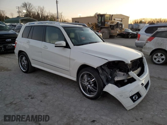 2012 Mercedes-Benz GLK 350 with VIN WDCGG8HB1CF802275, listed as a Copart auction lot 54403425 with 157,646 mi miles and Non Repairable. Bid and sale history available at DreamBid. Image 4.