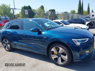 2022 Audi e-tron Premium Plus with VIN WA1LAAGE1NB008616, listed as a IAAI auction lot 42723244 with 36,800 mi miles and . Bid and sale history available at DreamBid. Image 13.
