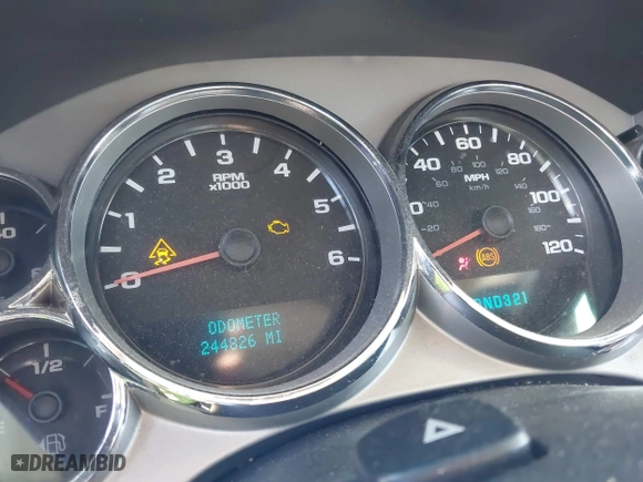 2007 Chevrolet Silverado 1500 LTZ with VIN 2GCEK13M571693165, listed as a IAAI auction lot 42077886 with 244,826 mi miles. Bid and sale history available at carsss.com. Image 7.