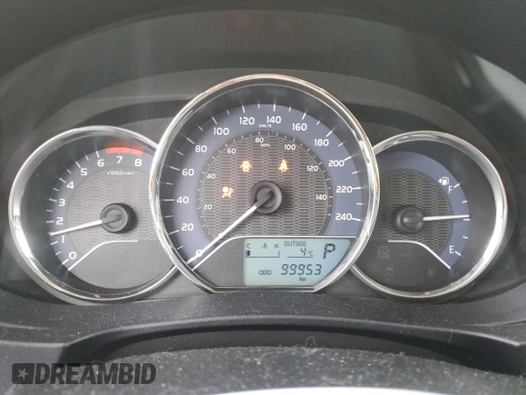 2016 Toyota Corolla L with VIN 2T1BURHE9GC523373, listed as a Copart auction lot 45379455 with 99,953 mi miles and Salvage Title. Bid and sale history available at DreamBid. Image 9.