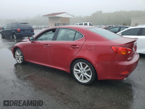 2006 Lexus IS 250 with VIN JTHBK262X65013954, listed as a Copart auction lot 55437155 with 158,395 mi miles and Clean Title. Bid and sale history available at DreamBid. Image 2.