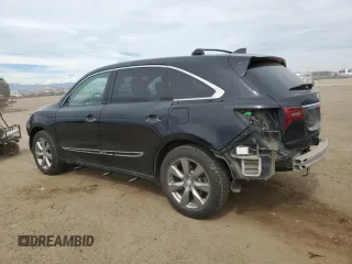 2014 Acura MDX Advance with VIN 5FRYD4H83EB024907, listed as a Copart auction lot 50043875 with 87,528 mi miles and Salvage Title. Bid and sale history available at DreamBid. Image 2.