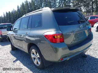 2009 Toyota Highlander Sport with VIN JTEES43A692121575, listed as a IAAI auction lot 42019383 with 171,076 mi miles. Bid and sale history available at carsss.com. Image 3.