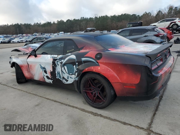 2010 Dodge Challenger SRT-8 with VIN 2B3CJ7DW2AH161272, listed as a Copart auction lot 85852604 with 133,635 mi miles and Salvage title. Bid and sale history available at DreamBid. Image 2.