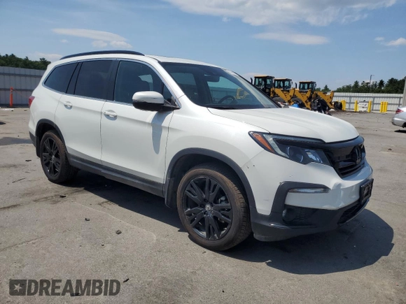 2021 Honda Pilot Special Edition with VIN 5FNYF6H26MB095116, listed as a Copart auction lot 62464215 with 41,929 mi miles and Salvage title. Bid and sale history available at DreamBid. Image 4.
