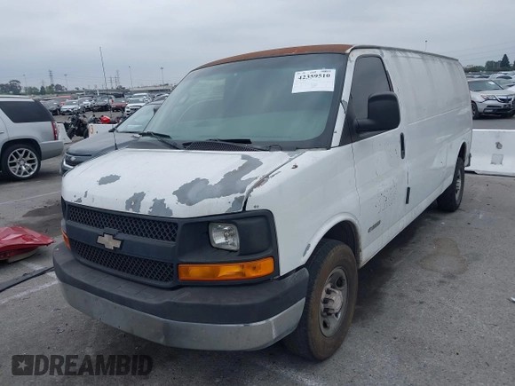 2005 Chevrolet Express Cargo with VIN 1GCGG29V551263686, listed as a IAAI auction lot 42359510 with 387,144 mi miles and . Bid and sale history available at DreamBid. Image 17.